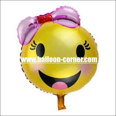 Balon Foil Seri EMOJI Cute