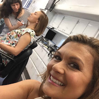 PLL BTS 6x09 Nia Peeples and Lesley Fera 