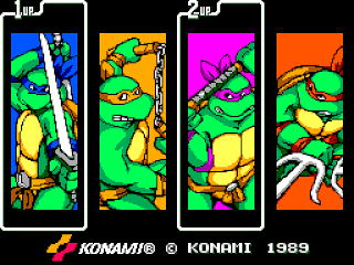 Videojuego Teenage Mutant Ninja Turtles - Konami 1989