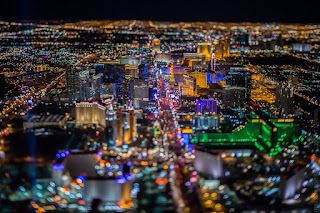 Las Vegas strip at night