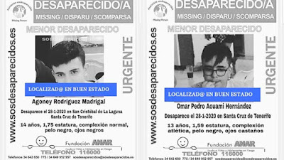 Los dos menores desaparecidos en Tenerife, localizados en buen estado