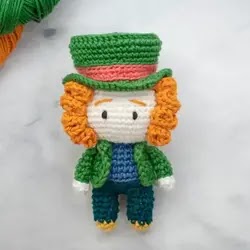 sombrerero loco amigurumi