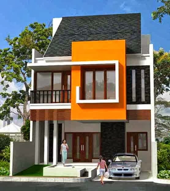 Desain Rumah  Tebaru Desain rumah  minimalis  2  lantai  type  