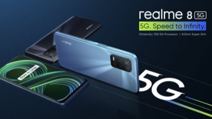 A 5G smartphone that is going to be released with realme 8 5G