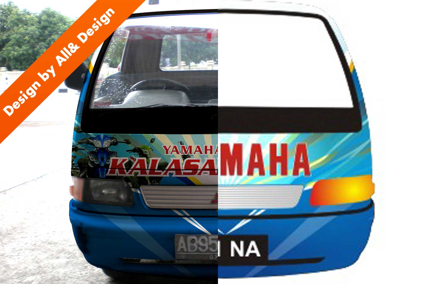 Desain Transid AD : Mobil Pick Up YAMAHA