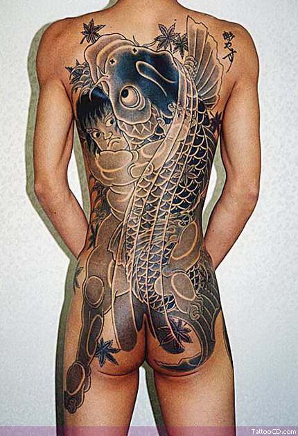 coy fish tattoo designs. Tattoos: Fish Koi Tattoos)