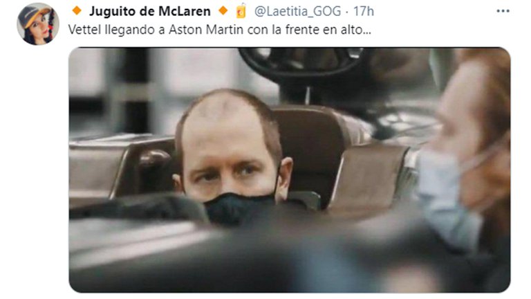 El nuevo look de Sebastian Vettel con Aston Martin sorprende