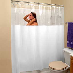 How to Protect Your Tub and Floor with Long Shower Curtains ...