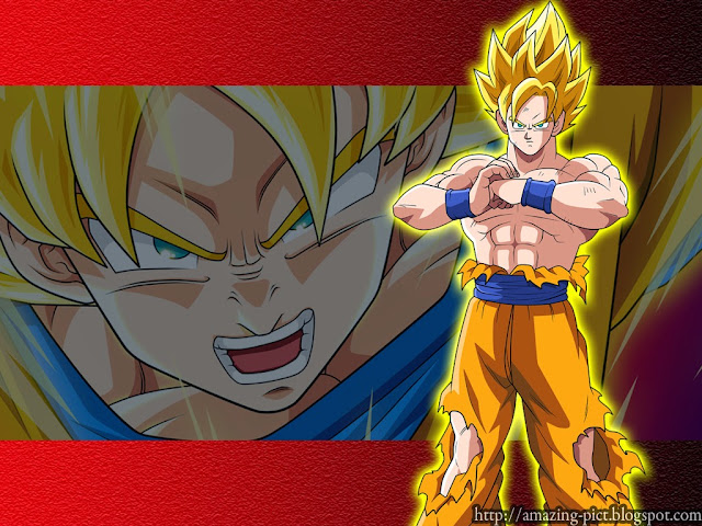 Cool Wallpapers SUper saiyan Goku SSJ 1