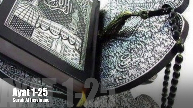 Al Quran Surah Al Insyiqaq Lengkap Teks Arabic, Bacaan dan Terjemahan serta Video
