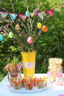 semplicemente perfetto easter party pasqua conigli cup cake topper diy 
