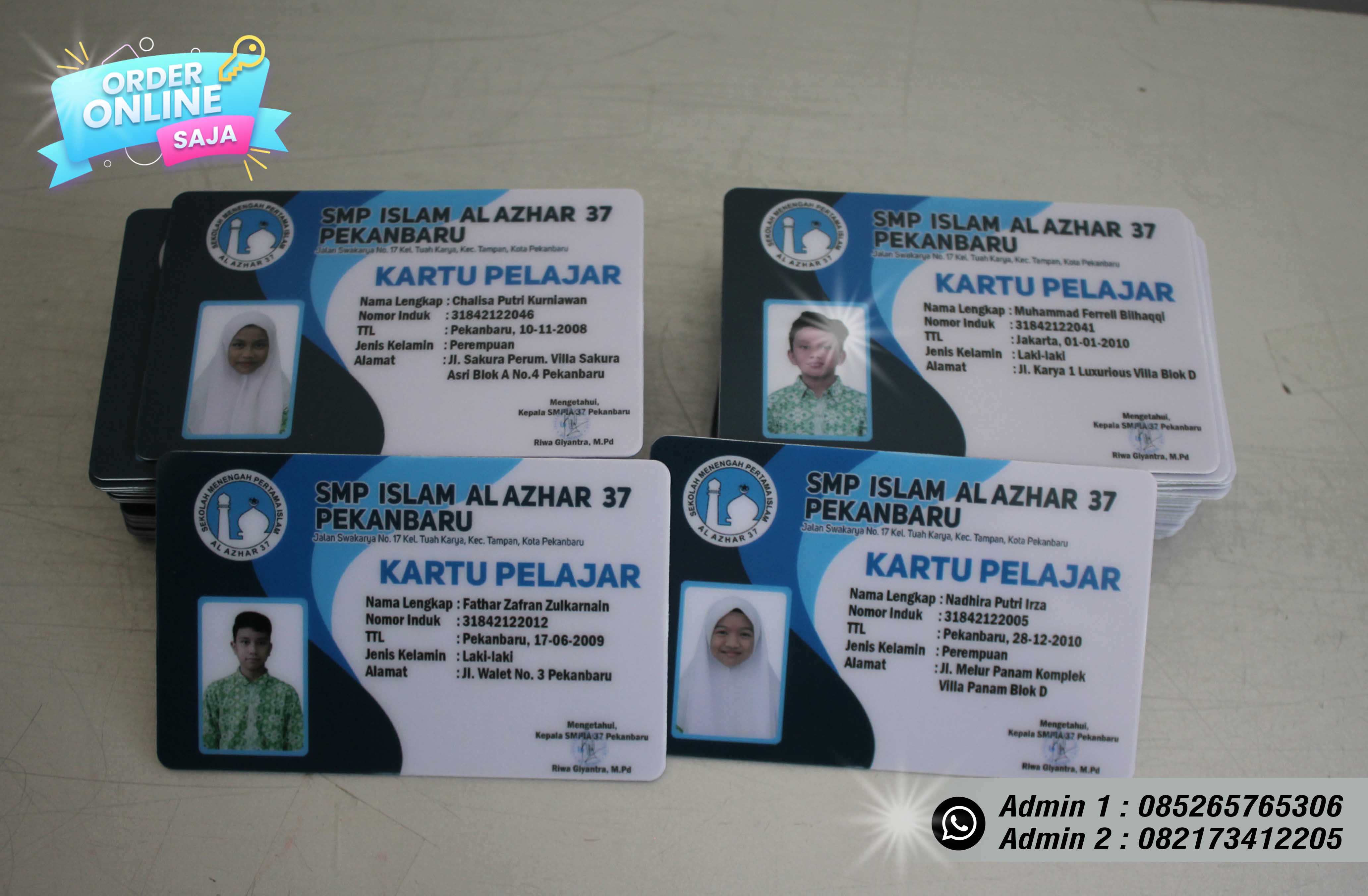 cetak id card pekanbaru