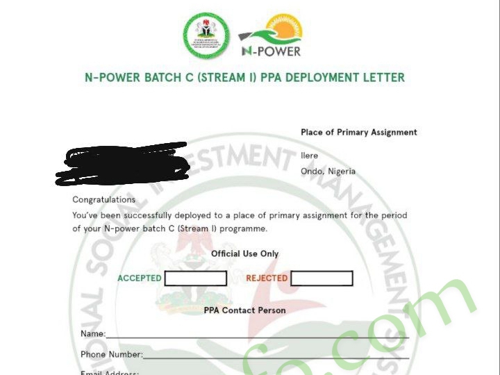 Yadda Zaku Saukarda Wasiƙar Turawa Zuwa Aikin NPower (Npower PPA Letter)