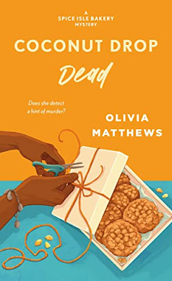 book cover of cozy mystery Coconut Drop Dead by Olivia Matthews