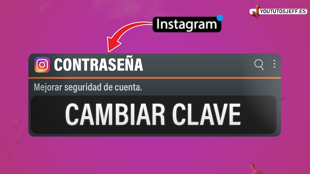 Cambiar CONTRASEÑA de INSTAGRAM 🟣