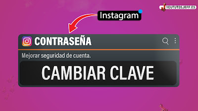 cambiar contraseña instagram