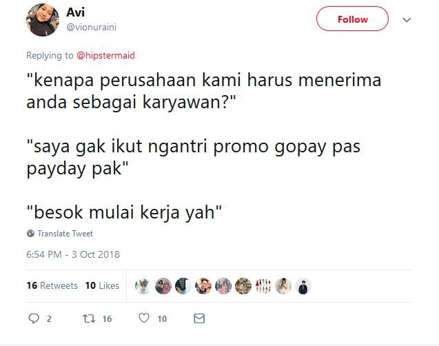 13 Jawaban Kocak 'Interview HRD' Ini Bikin Auto Keterima Kerja