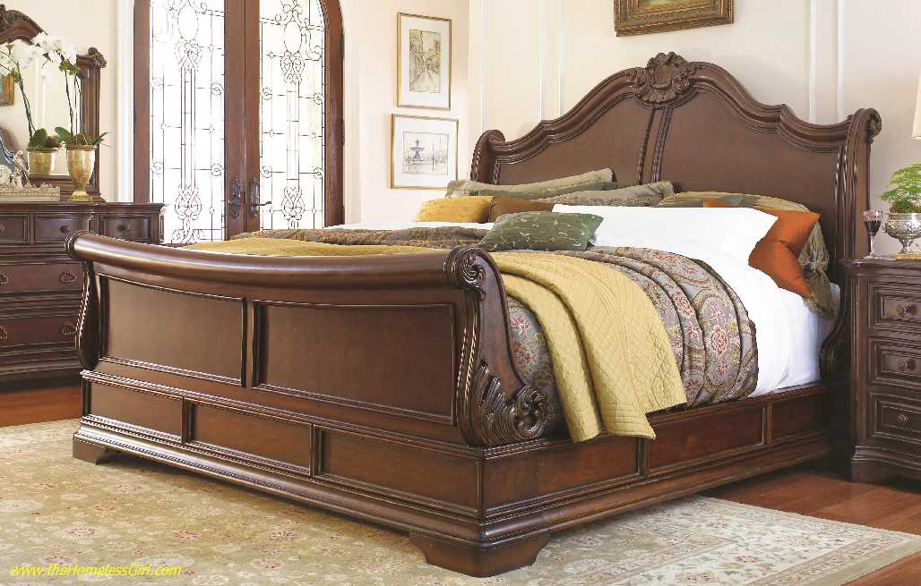 Cal King Sleigh Bedroom Sets Bedroom Great King Size Sleigh Bed For Main Bedroom Decor 