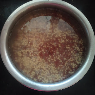 Soaking ragi