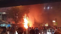 Pasar Gembrong Jakarta Timur Terbakar