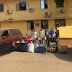 Police Parade Suspected Inter-state Car Thieves And Burglars With Stolen Items In Kwara
