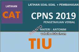 Soal CPNS TIU 2019/2020 Antonim