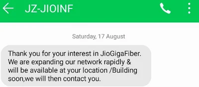 jio gigafiber service