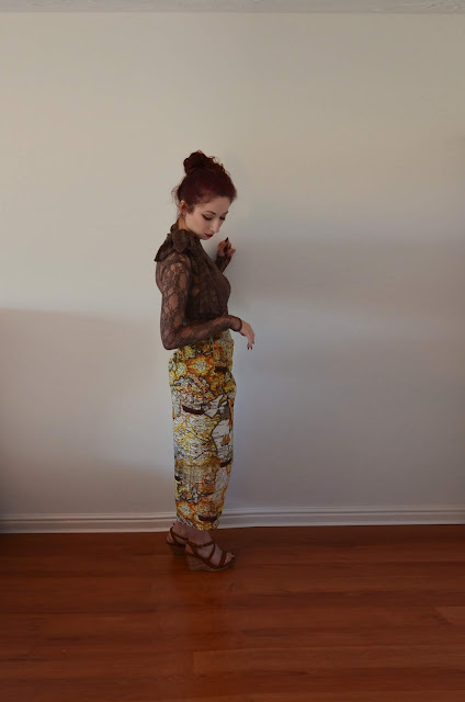 Studio faro draped steampunk skirt sewing pattern fashion blog