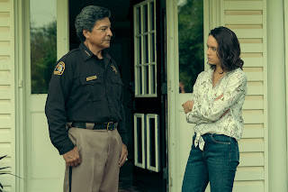 Daisy Ridley and Gil Birmingham in The Marsh King’s Daughter