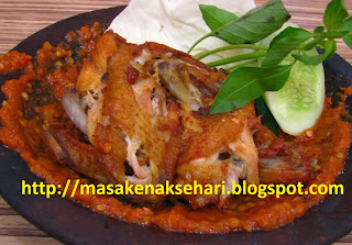 Resep Ayam  Penyet  Sambal Terasi