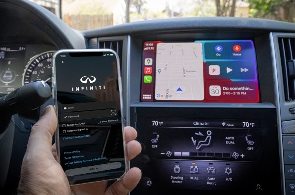 INFINITI lanza la nueva aplicación MyINFINITI con funciones mejoradas para Android e iOS