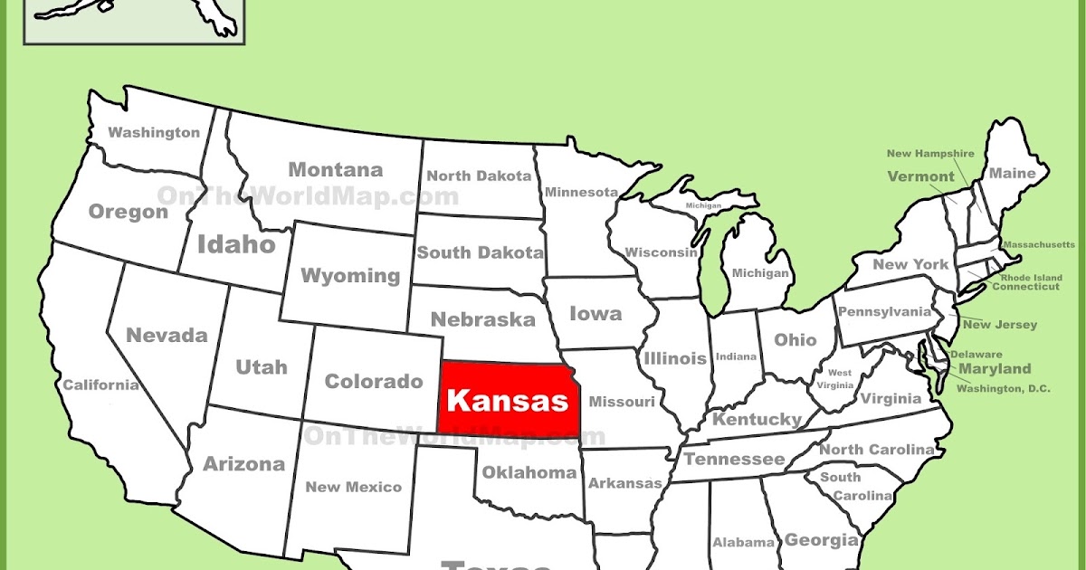 Map of Kansas  State Map of USA