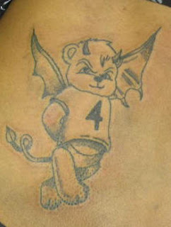 Evil Teddy Bear Tattoo