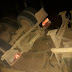 NOVO ITACOLOMI - carreta carregada de soja  tomba na saída para Borrazópolis