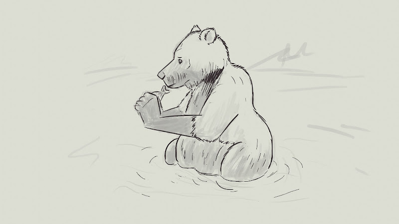 Bear Eating