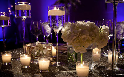 Purple Wedding Reception Decorations on Creative Weddings And Occasions Blog  Candle At Your Wedding Reception