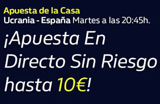 william hill Apuesta de la Casa Ucrania vs España 13-10-2020