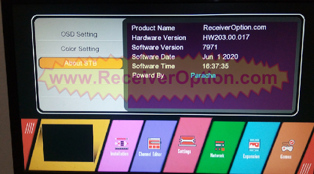 GX6605S HW203.00.017 NEW SOFTWARE WITH U38 MENU 1 JUNE 2020