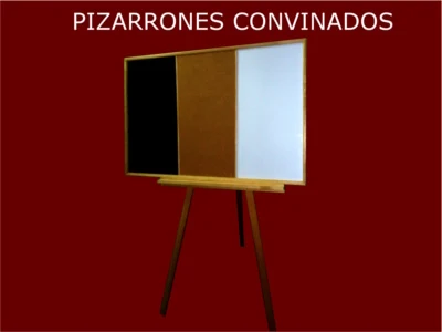 Pizarrones convinados  corcho y vinil blanco