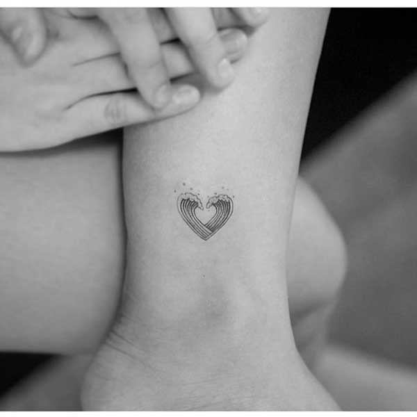 tatuagens de coração para as meninas