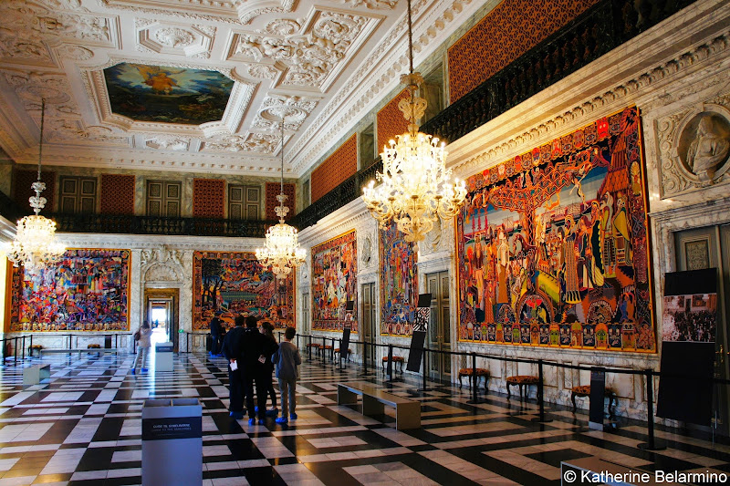 Queen Margrethe's Tapestries, Great Hall, Christiansborg Palace, Copenhagen, Denmark