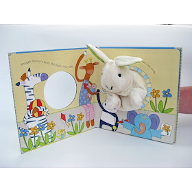 Snuggle Bunny by Emma Goldhawk, book with a hand puppet