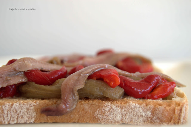 Tostas de Escalivada y Anchoas-©Saboreandolasestrellas-