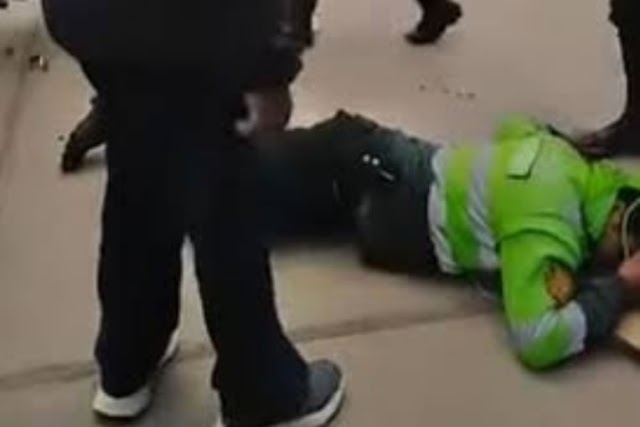 Juliaca: Policía sufre accidente y resulta herido.