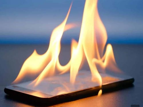 Prevent smartphone overheating