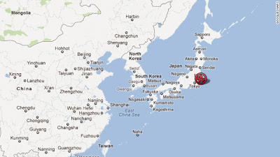 Sismo de 5,7 grados en Japon 29 de Febrero de 2012