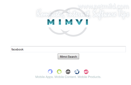 Mivmi Cari aplikasi Android, Blackberry, iPhone dengan Mimvi Apps Search Engine