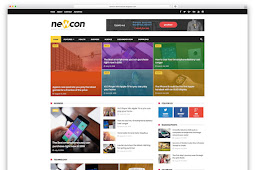 Newcon template blogger seo responsive free