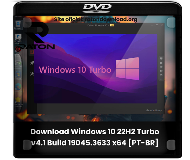 Download Windows 10 22H2 Turbo v4.1 Build 19045.3633 x64 [PT-BR]