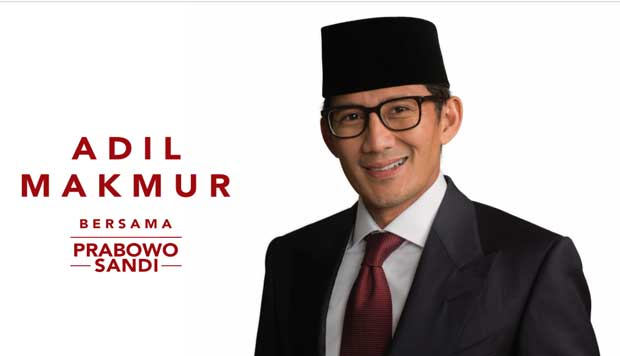 fakta menarik cawapres 2019-2024 sandiaga uno